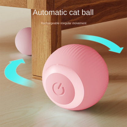 Gravity smart rolling ball Kitten electric toy teaser cat ball Bite resistant self-amusement automatic teaser cat ball