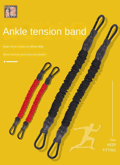 Bandes de cheville rebondissantes pour pied de rallye, traction, traction, force de jambe, bande de résistance, sport, kickboxing, corde d'entraînement, bande extensible, cordon élastique sur l'épaule 