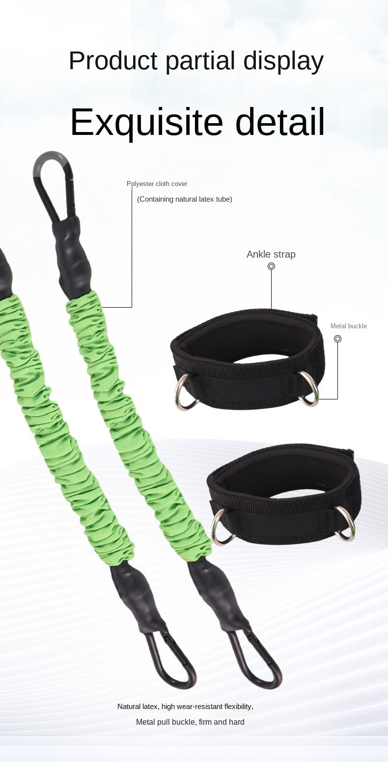 Bandes de cheville rebondissantes pour pied de rallye, traction, traction, force de jambe, bande de résistance, sport, kickboxing, corde d'entraînement, bande extensible, cordon élastique sur l'épaule 